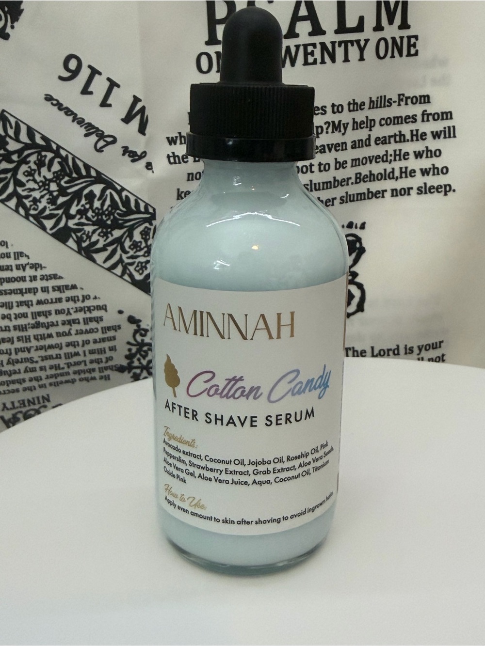 NWT Aminnah Cotton Candy After Shave Serum